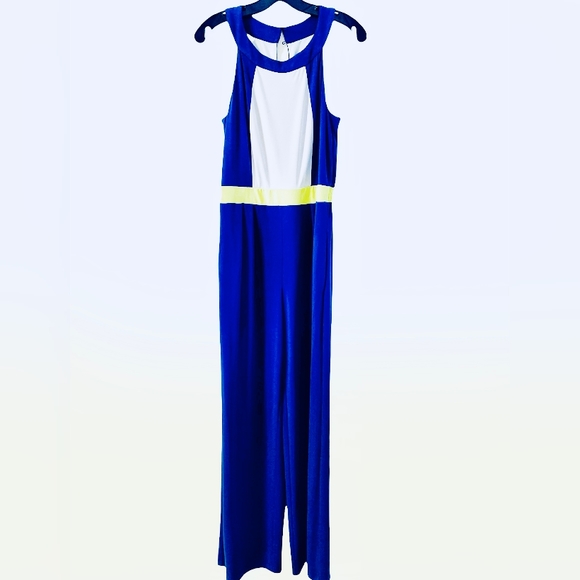 Vince Camuto color block Jumpsuit. - Picture 1 of 4